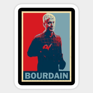 Anthony Bourdain Old Post Sticker